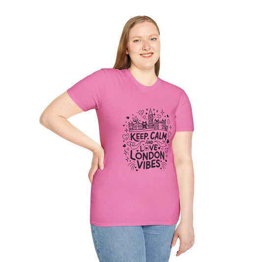 Unisex Softstyle T-Shirt - Calm Cozy London's Vibes
