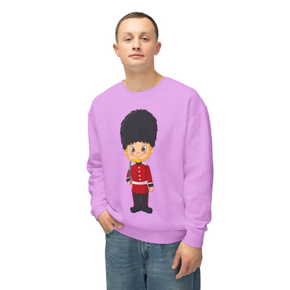 Unisex Lightweight Crewneck Sweatshirt - British Soldier - Classic Military Elegance and Honorable