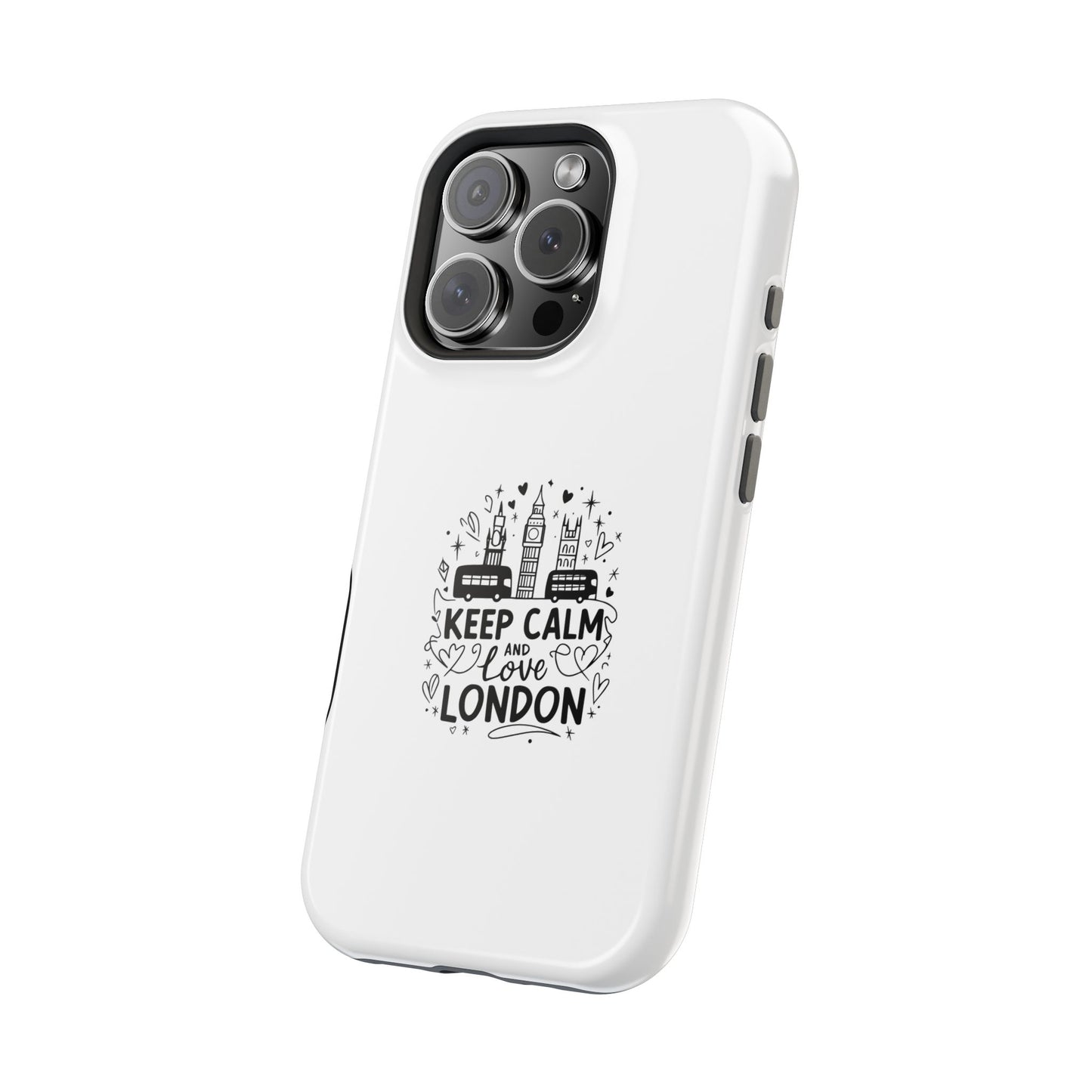 Keep Calm and Love London Magnetic Phone Case