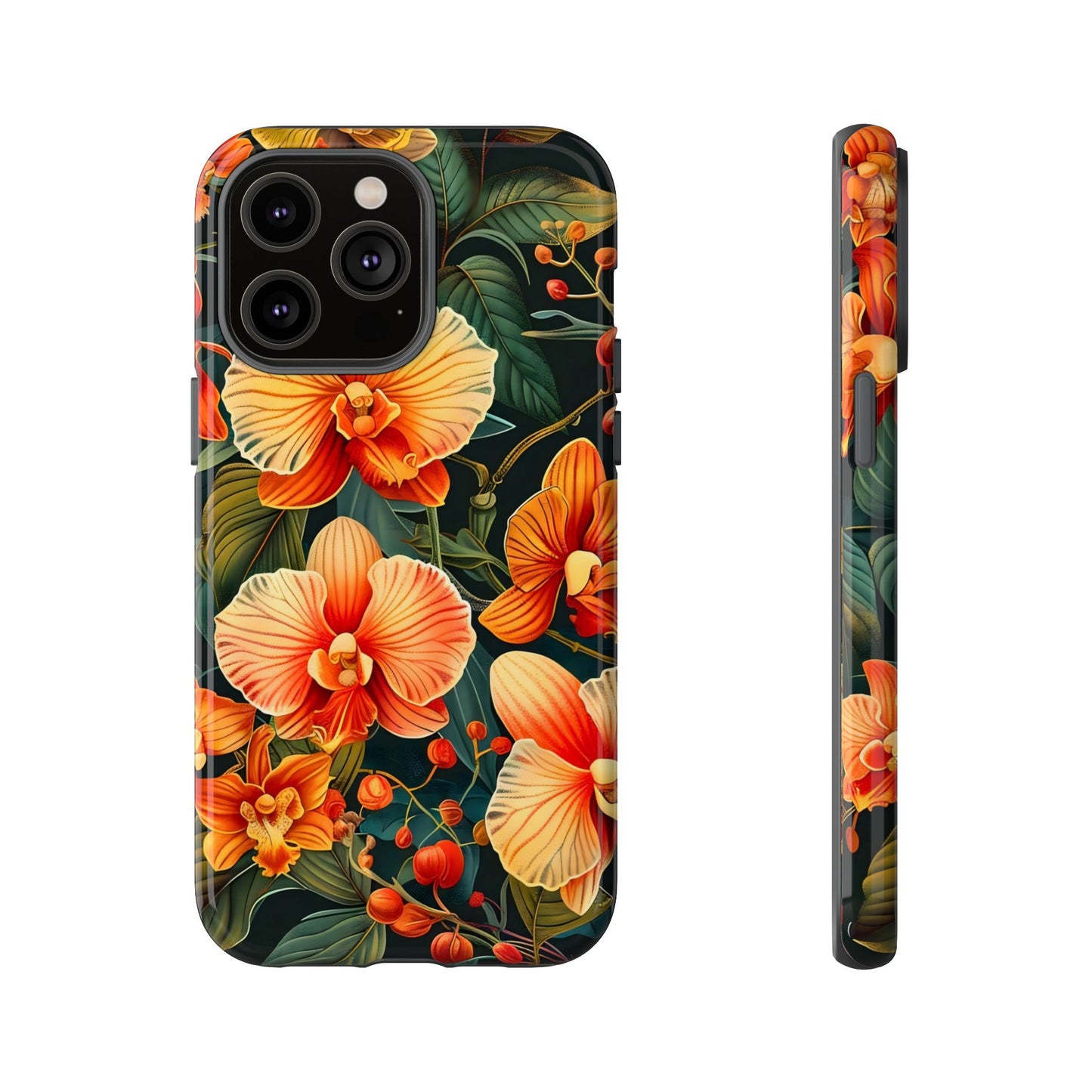 Floral Phone Case - Tough Cases, Protective Cover, Gift for Her, Smartphone Accessory, Floral Design, Nature-Inspired