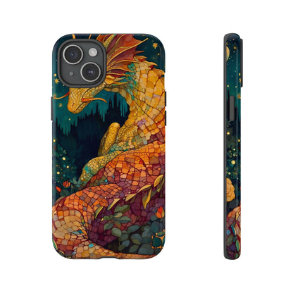 Dragon Art Phone Case, Tough Phone Cover, Fantasy Gift, Unique Mobile Accessory, Dragon Lover Gift, Stylish Protection