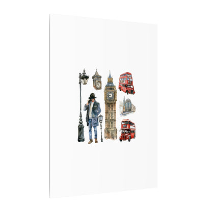 Canvas Art Print, London Skyline, Home Decor, Wall Art, Gift Idea, Travel Memories, Modern Wall Art