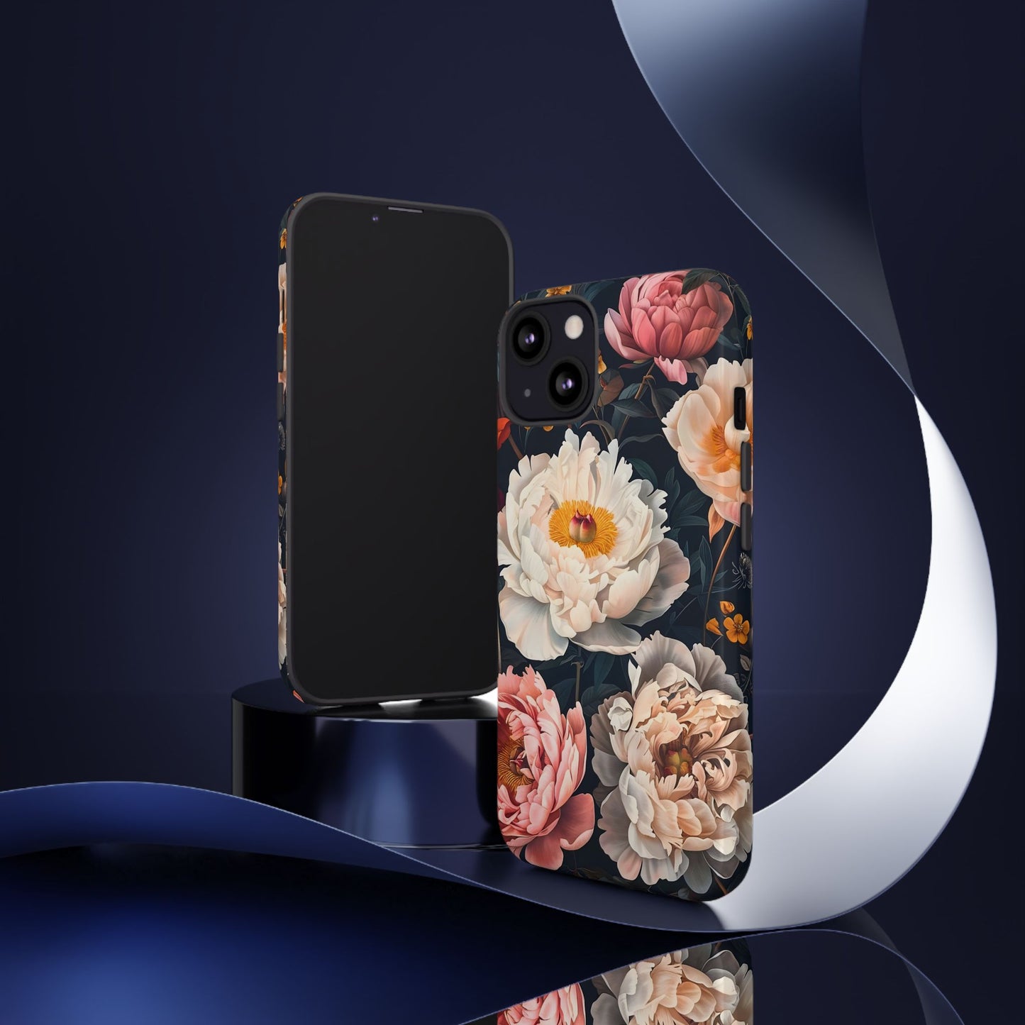 Floral Phone Case, Tough Phone Cover, Flower Design, Unique Gift for Her, Trendy Accessory, Spring Decor