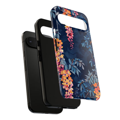 Floral iPhone Case, Tough Phone Cover, Gift for Her, Nature Lover Accessory, Spring Decor, Unique Floral Design