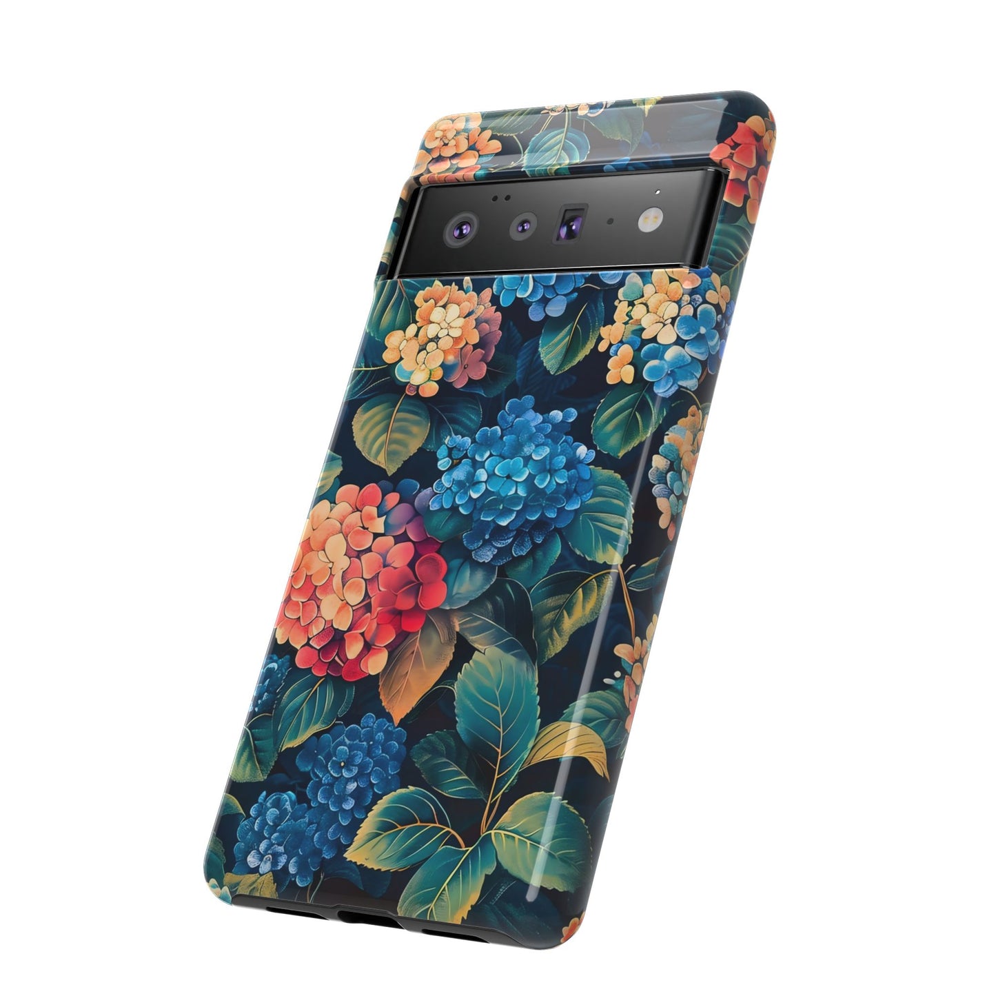 Floral Phone Case, Stylish Tough Case for Gardener Gift, Flower Lover Accessory, Pretty Floral Design, Protective Case
