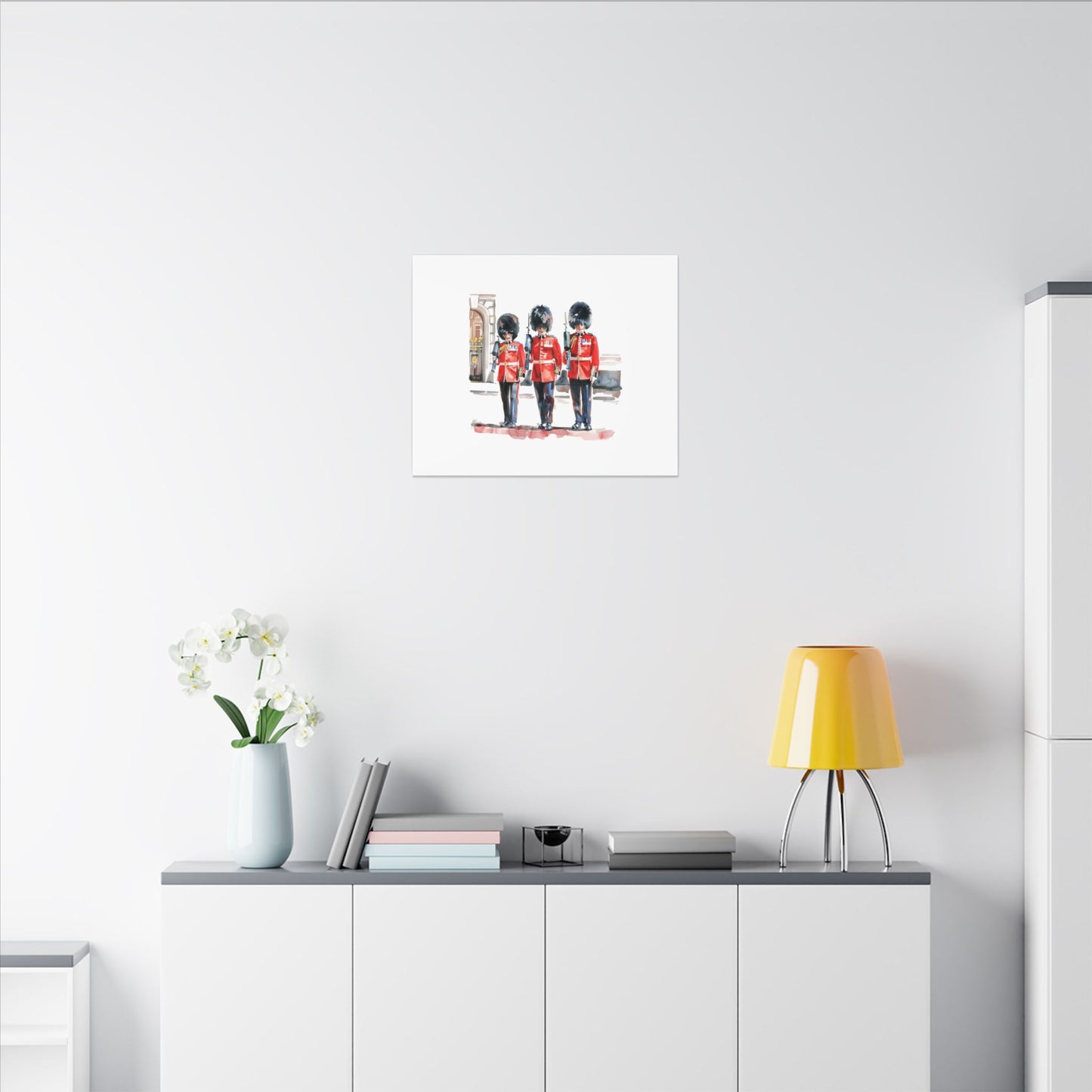 Royal Guards Canvas Print, British Wall Art, Home Decor, Unique Gift, London Culture
