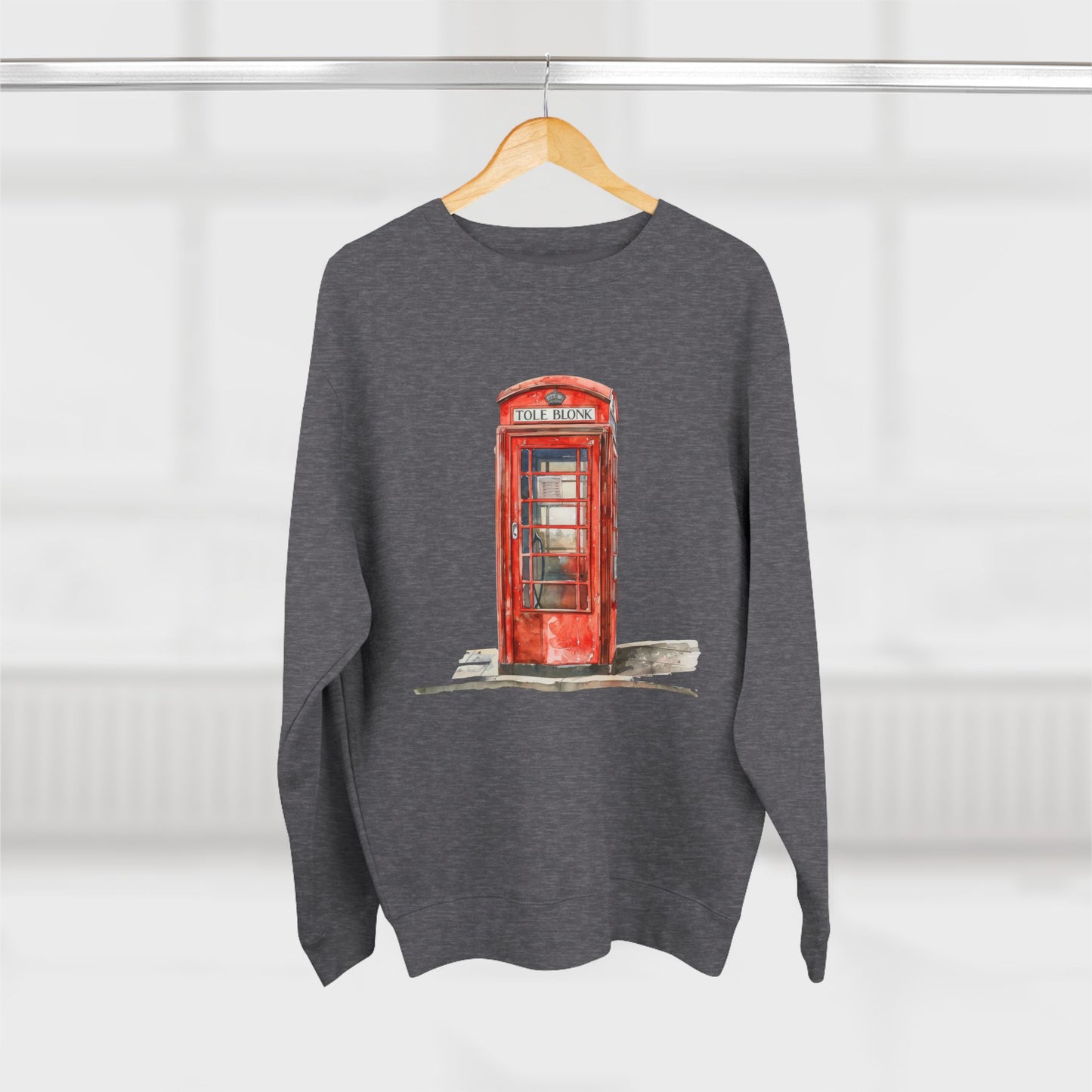Unisex Crewneck Sweatshirt - Iconic British Public Telephone