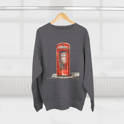 Unisex Crewneck Sweatshirt - Iconic British Public Telephone