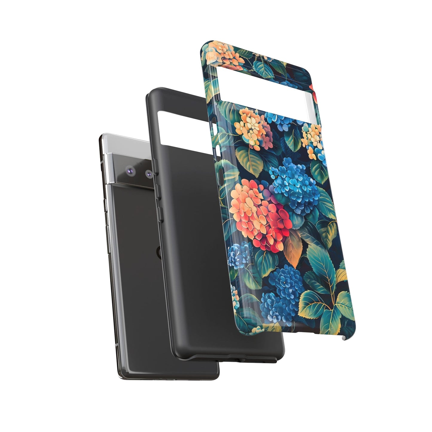Floral Phone Case, Stylish Tough Case for Gardener Gift, Flower Lover Accessory, Pretty Floral Design, Protective Case
