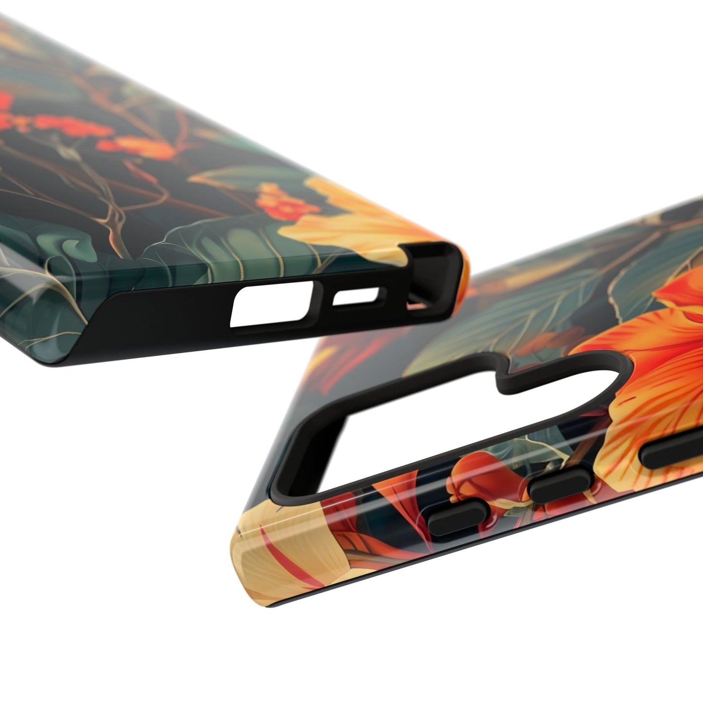 Tough Floral Phone Case | Tropical Vibe, Gift for Nature Lovers, Summer Beach Accessory, Floral Pattern, Trendy Phone Accessories