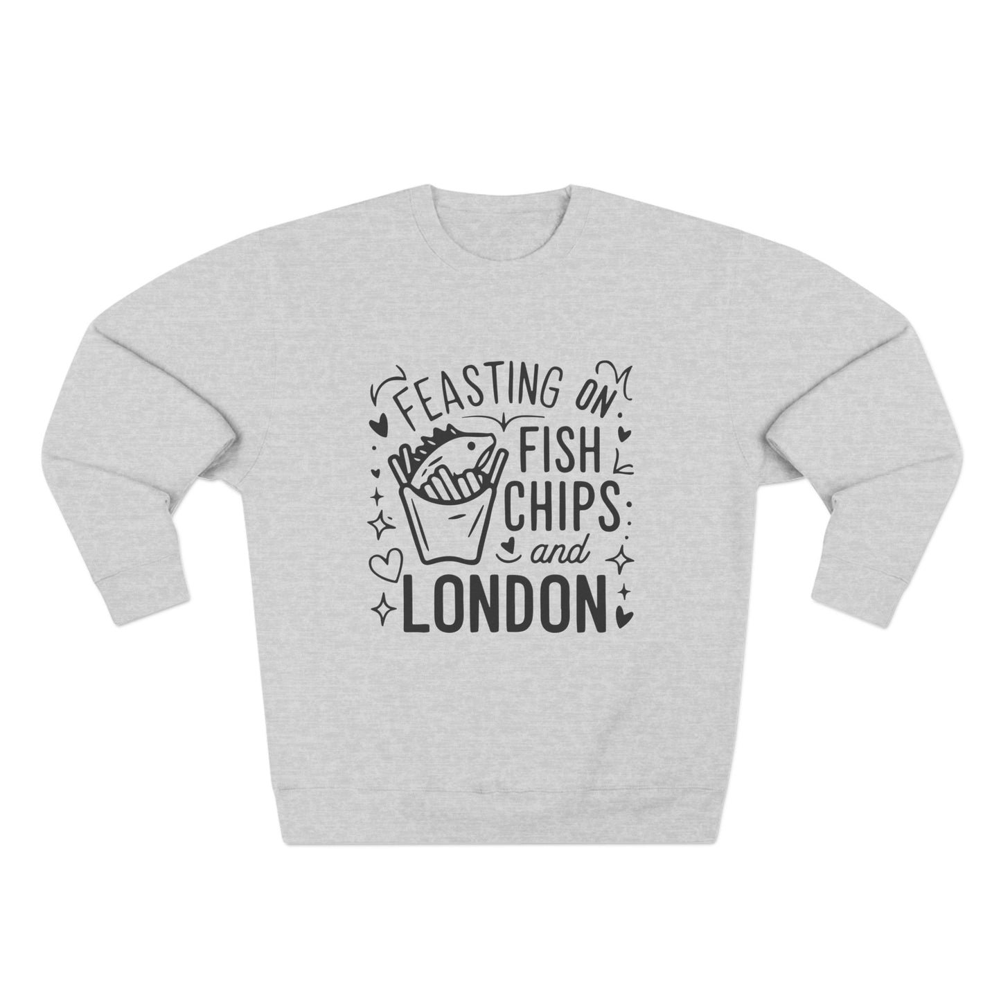 Unisex Crewneck Sweatshirt - Fish Chips and London