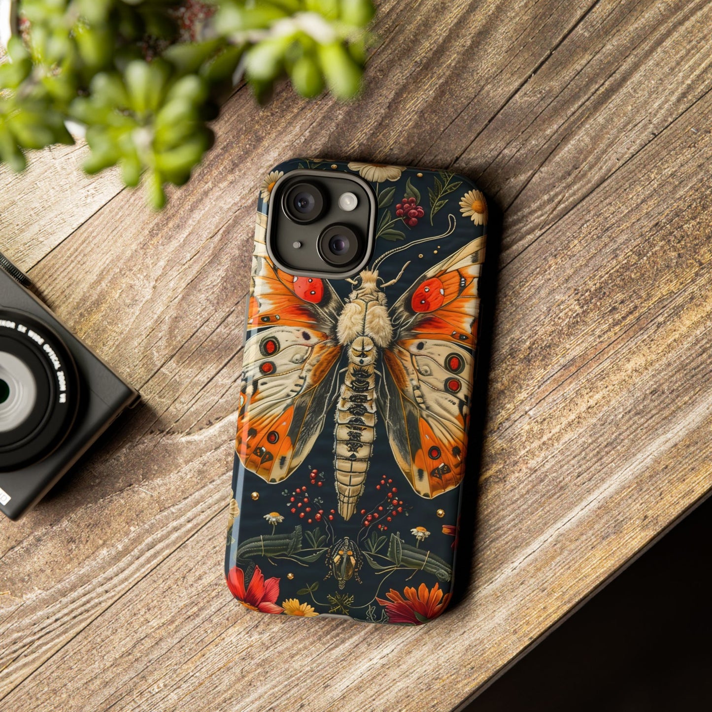 Artistic Butterfly Phone Case for Nature Lovers, Eco-friendly, Gift for Birthdays, Holidays, Unique Cell Phone Accessories