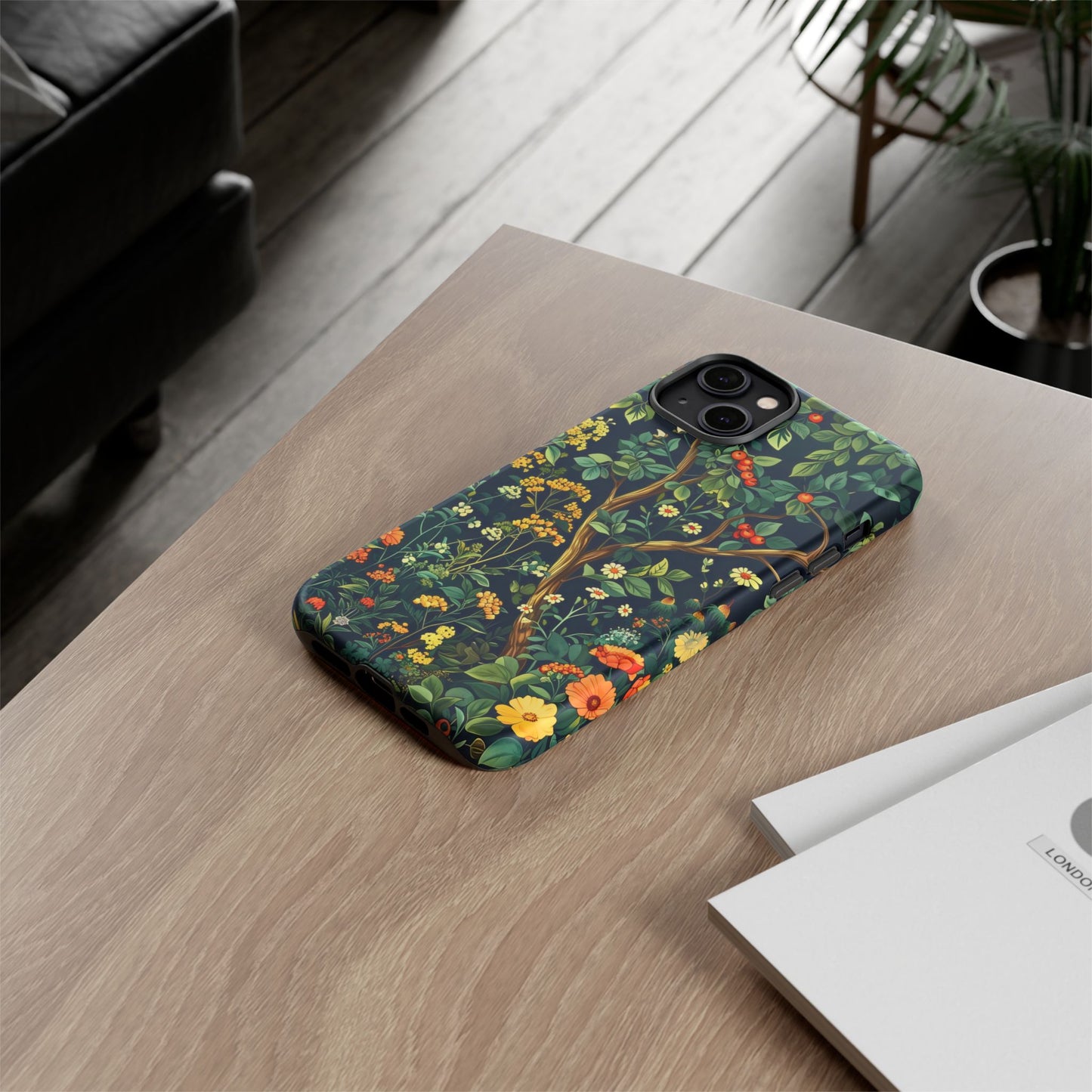 Floral Phone Case - Tough Cases, Colorful Nature Design, Gift for Flower Lovers, Phone Accessory, Unique Cell Phone Cover