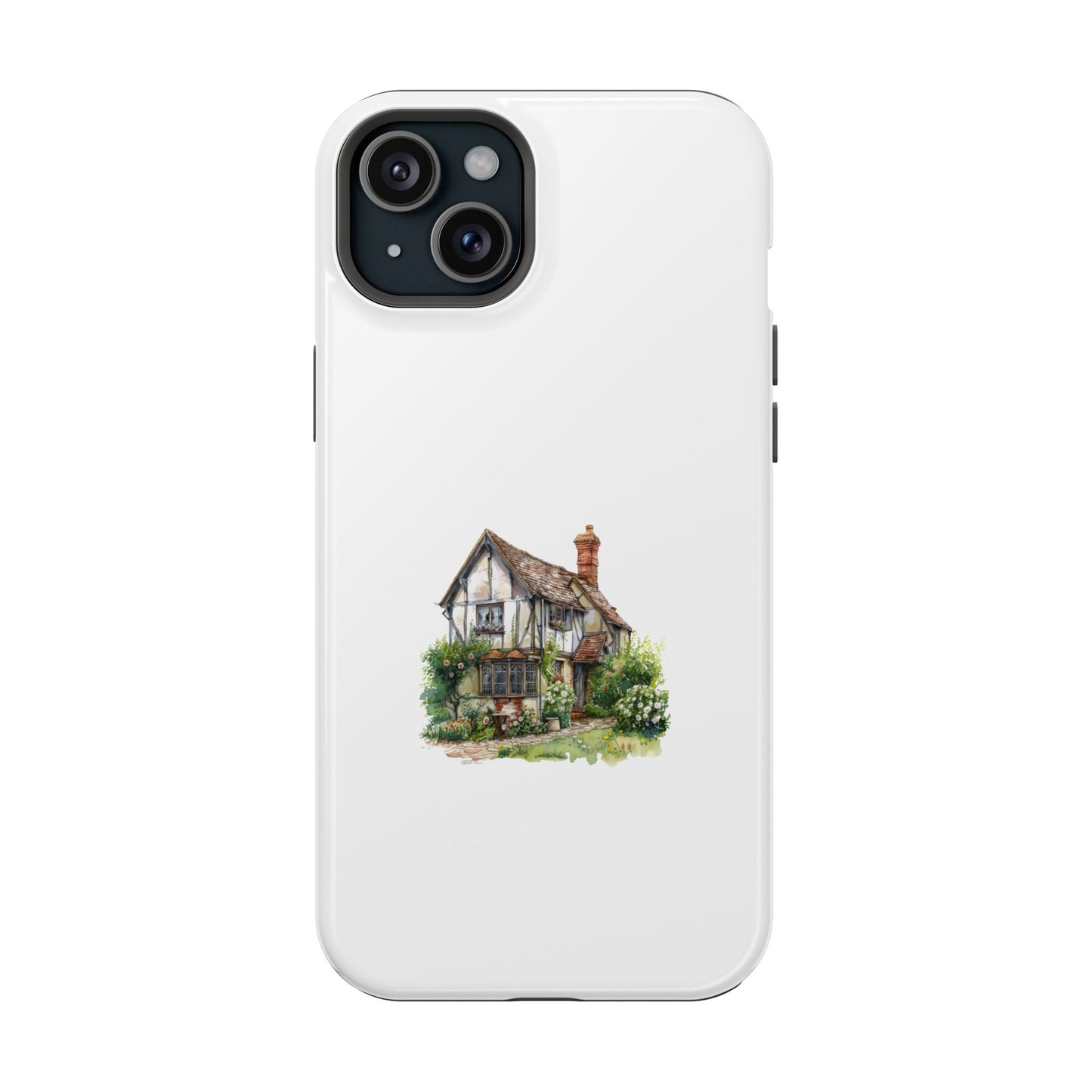 Magnetic Phone Cases, Whimsical Cottage Design, Unique Gift, Phone Accessory, Artful Cases for Nature Lovers, Customized Options