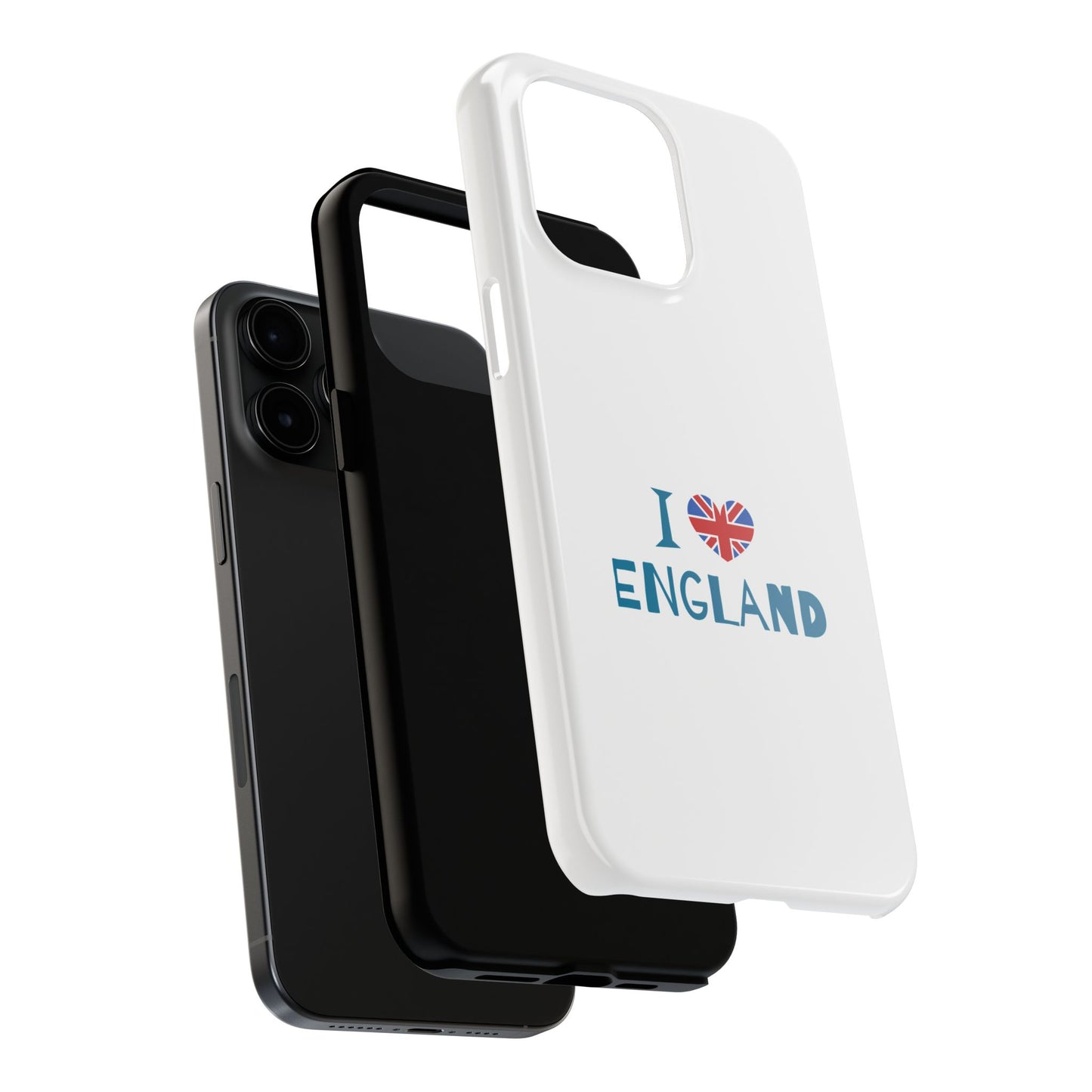 I Love England Tough Phone Cases | Travel Gifts, British Pride Accessories, Unique Phone Covers, Cute Holiday Gift, England Souvenirs