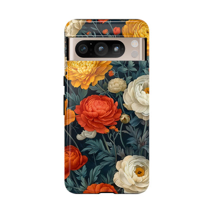 Floral Tough Case for Phones | Durable Floral Phone Cover, Boho Chic, Unique Gift for Her, Phone Protection, Flower Design