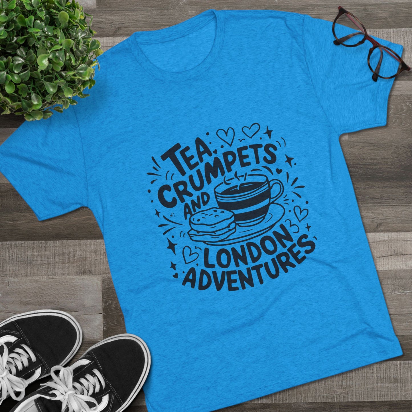 London's Adventure Soft Unisex Tri-Blend Crew Tee