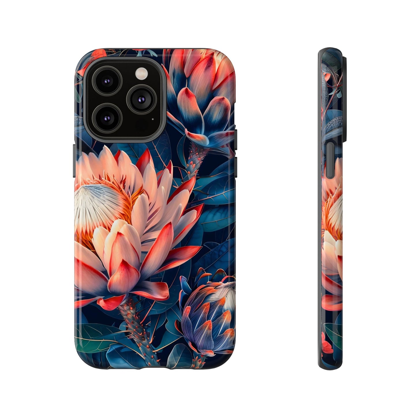 Floral Phone Case | Tough Cases, Floral Design, Phone Accessory, Gift for Her, Customizable Case, Nature Lover Gift