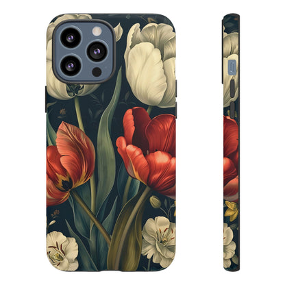 White Flower Tough Cases