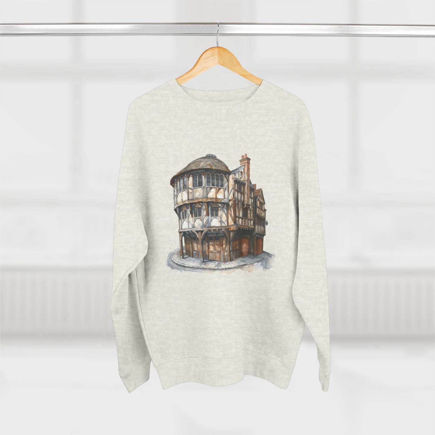 Unisex Crewneck Sweatshirt - London Pub Interior British Tavern