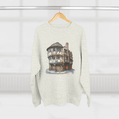 Unisex Crewneck Sweatshirt - London Pub Interior British Tavern