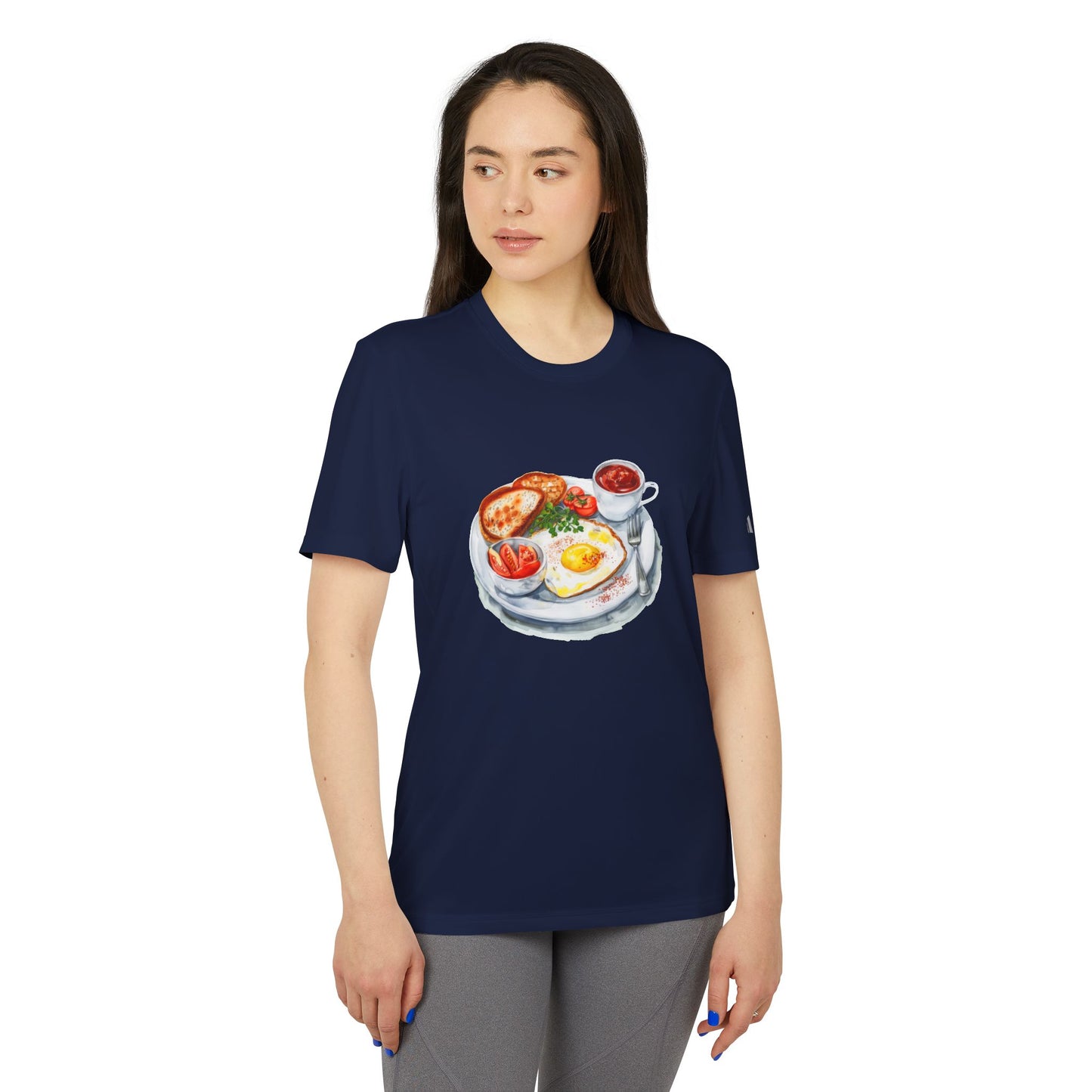 Unisex Sport T-Shirt - Watercolor Culinary Art - Food Illustration