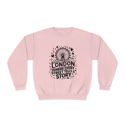 Unisex NuBlend® Crewneck Sweatshirt - London Calm Streets