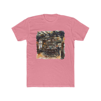 London Pub Interior Trendy Unisex Cotton Crew Tee