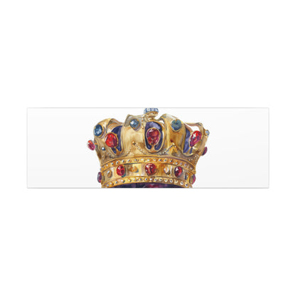 Crown Art Print, Royal Wall Decor, Matched for Home or Office, Gift for Art Lovers, Unique Royalty Artwork