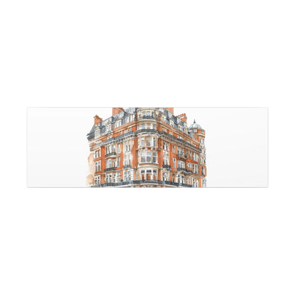 Artistic Matte Canvas Print of Historic Building, Wall Art Decor, Home Interior, Unique Gift, Fine Art, Architecture Lover, Urban Design