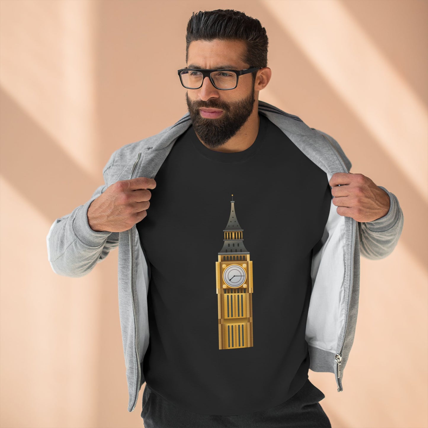 Unisex Crewneck Sweatshirt - Iconic Big Ben Clock Tower