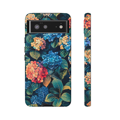 Floral Tough Phone Case, Durable Smartphone Cover, Flower Design, Gift for Her, Stylish Protection
