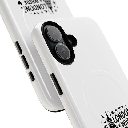 Magnetic Phone Case - London Big Ben Design, Protective Cover, Gift for Travelers, Trendy Accessory, Unique Phone Case