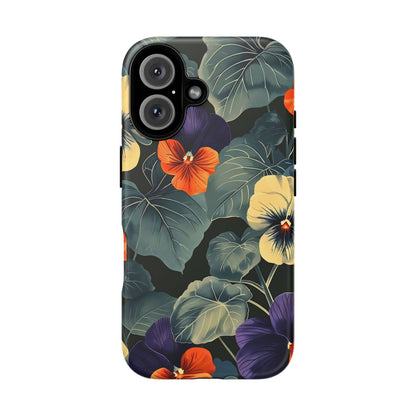 Tough Cases Floral iPhone Case, Tough Phone Cover, Stylish Floral Design, Gift for Her, Summer Vibe, Durable Protective Case