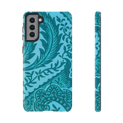 Protective Phone Case with Elegant Teal Design, Tough Cases, Floral Phone Cover, Stylish Smartphone Protection, Gifts for Her, Trendy [...]