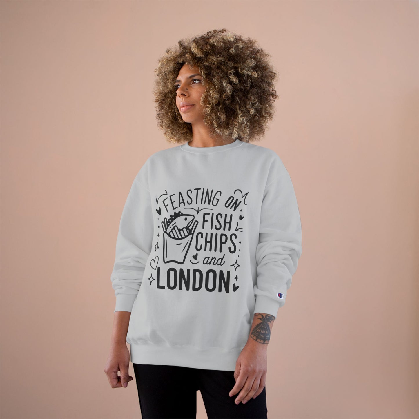 Champion Sweatshirt -  Fish Chips and London