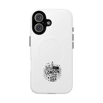 Tough Magnetic Phone Cases - London Is Always A Good Idea, Custom Phone Covers, Travel Gifts, Modern Phone Cases, Durable Cases, [...]