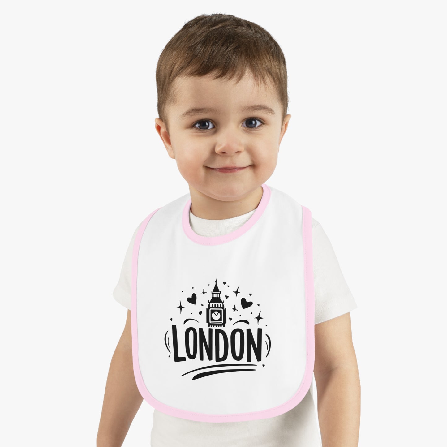 London-Themed Baby Bib, Fun Gift for New Parents, Cute Nursery Accessory, Baby Shower Present, Toddler Clothing, Bib for Traveling Families