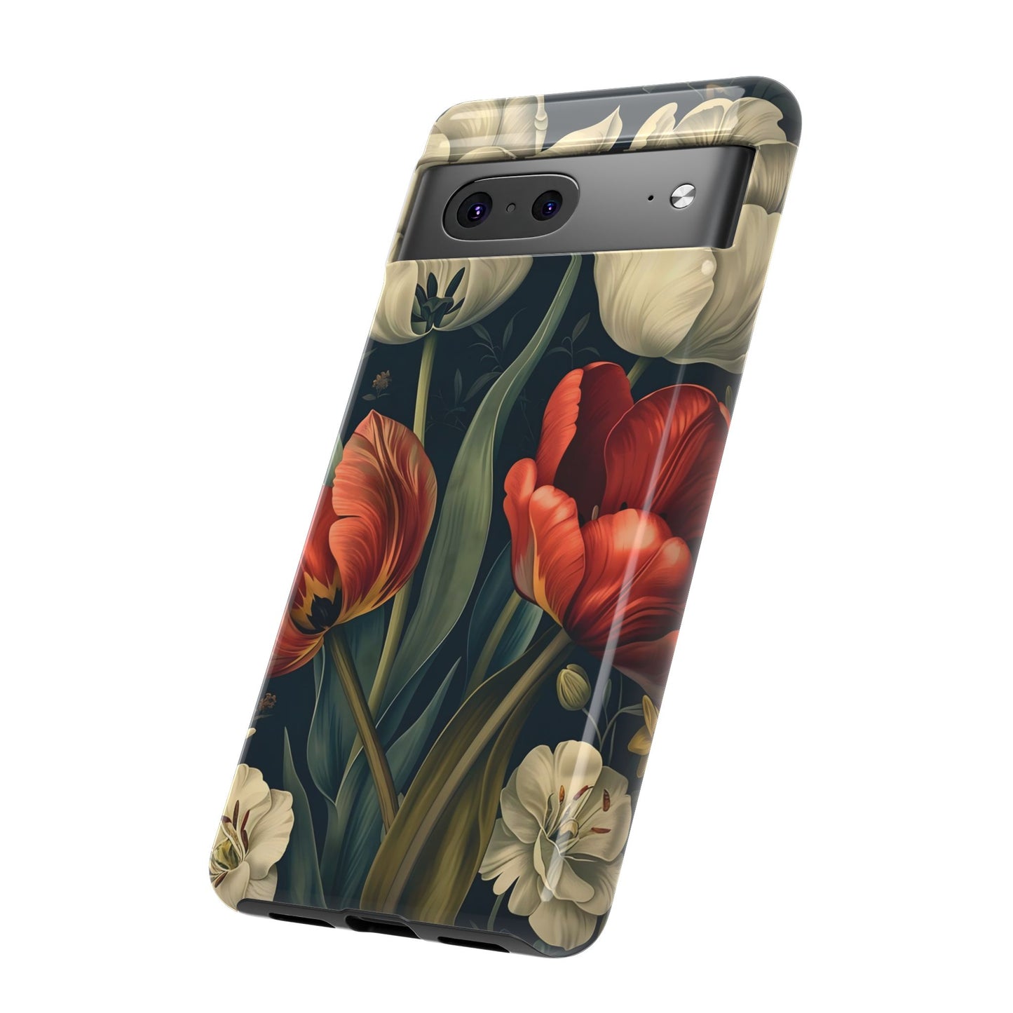 White Flower Tough Cases