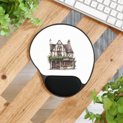 Charming Cottage Mouse Pad With Wrist Rest