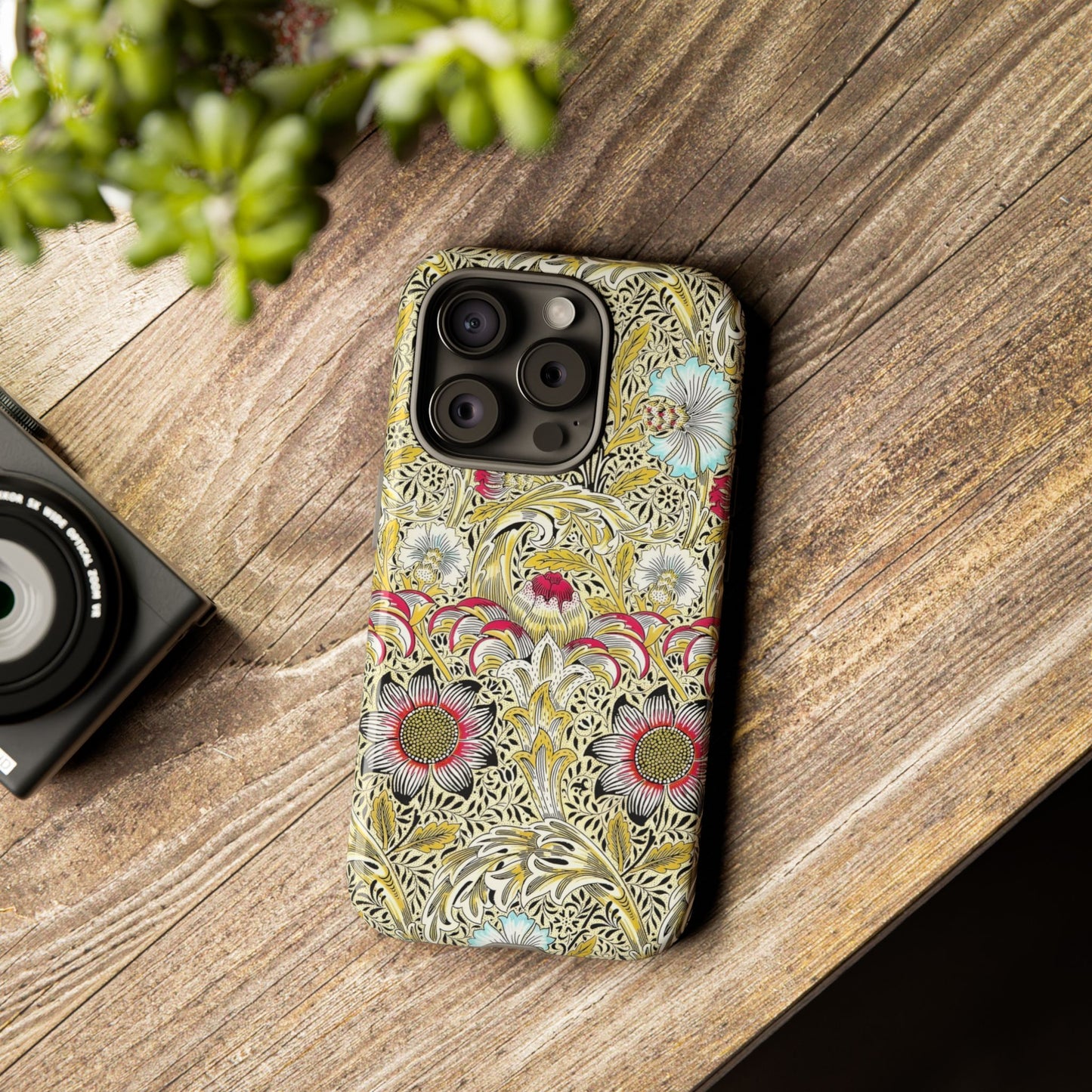 Floral Phone Case - Tough Cases, Floral Design, Stylish, Protective, Unique Gift for Her, Phone Accessories