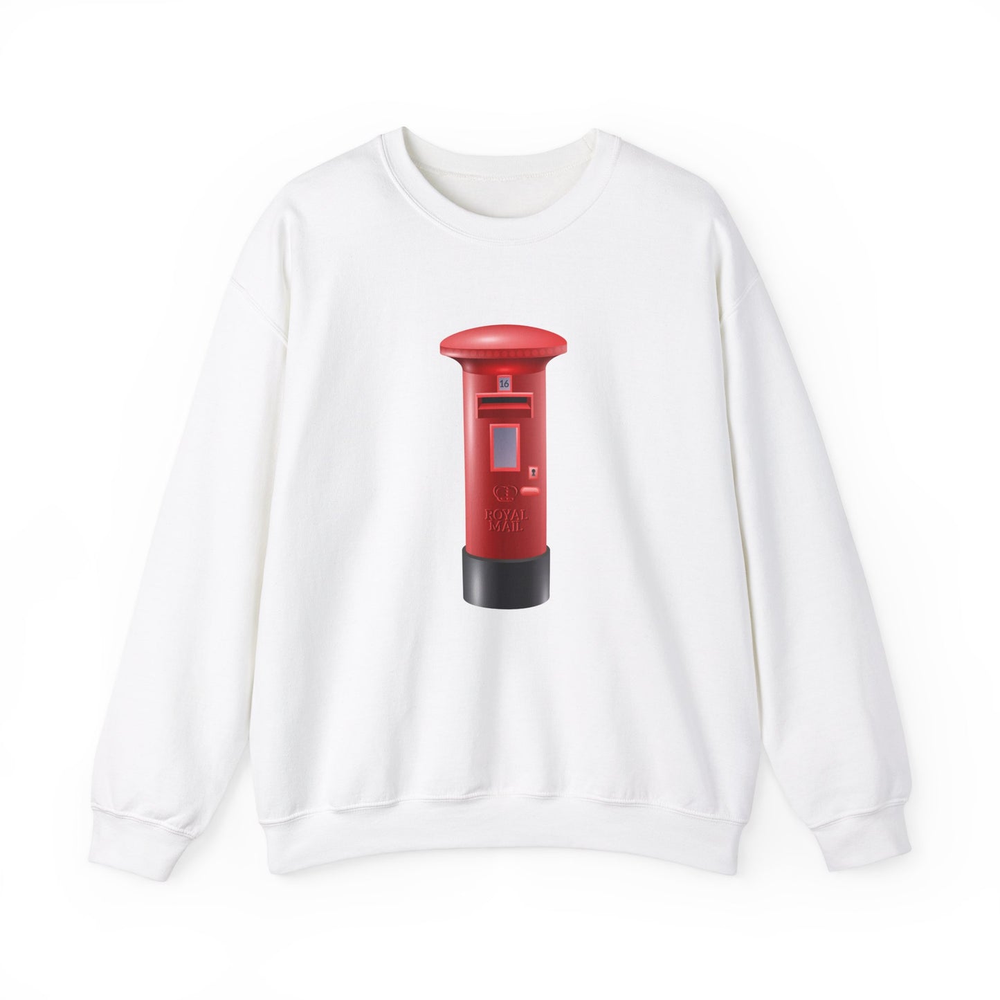 Unisex Heavy Blend™ Crewneck Sweatshirt Classy - Classic UK Royal Mailbox