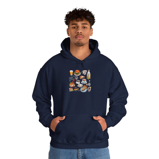 Unisex Heavy Blend™ Hooded Sweatshirt - Vintage England Icons