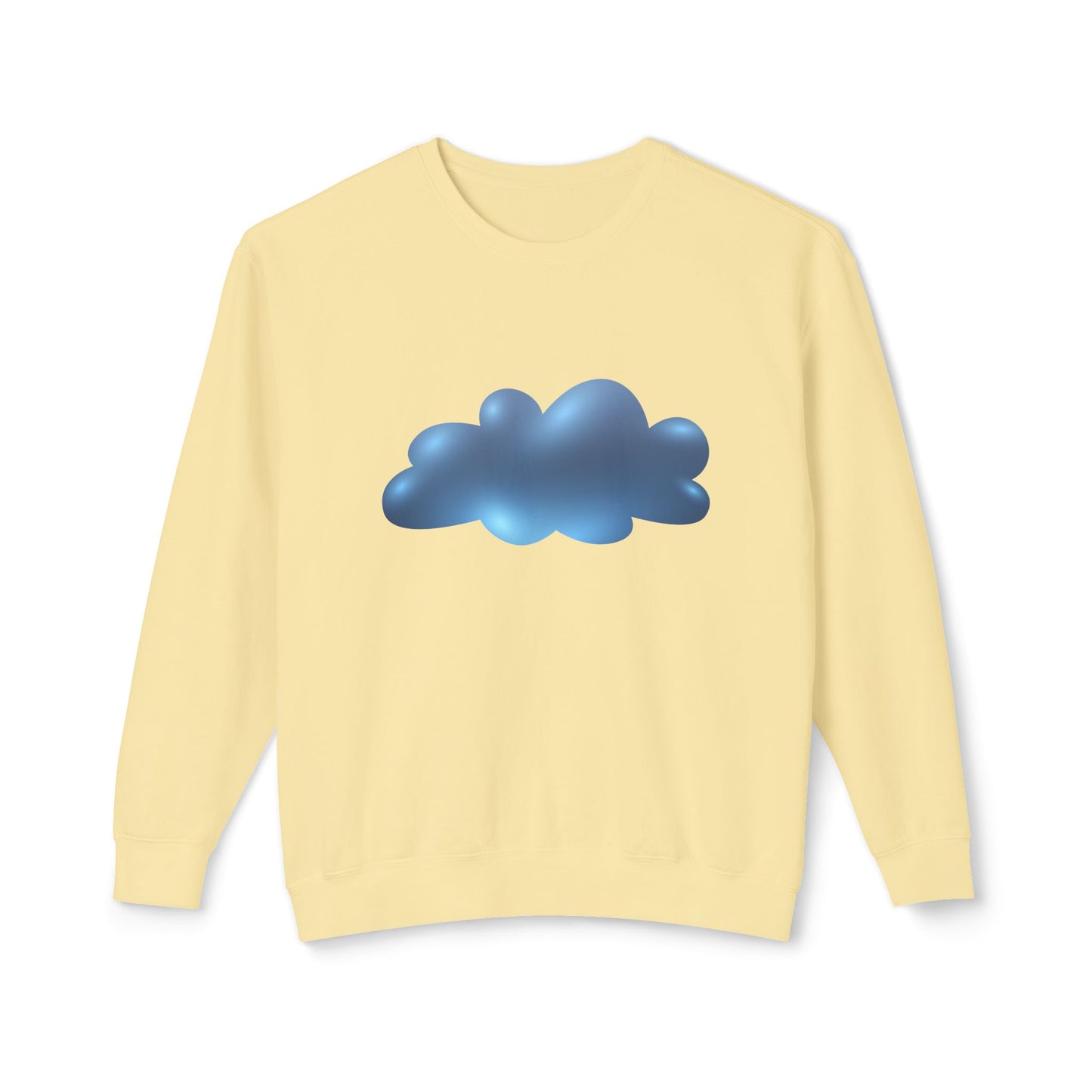 Unisex Lightweight Crewneck Sweatshirt - Serene Cloudscape Dreamy Cloud Design