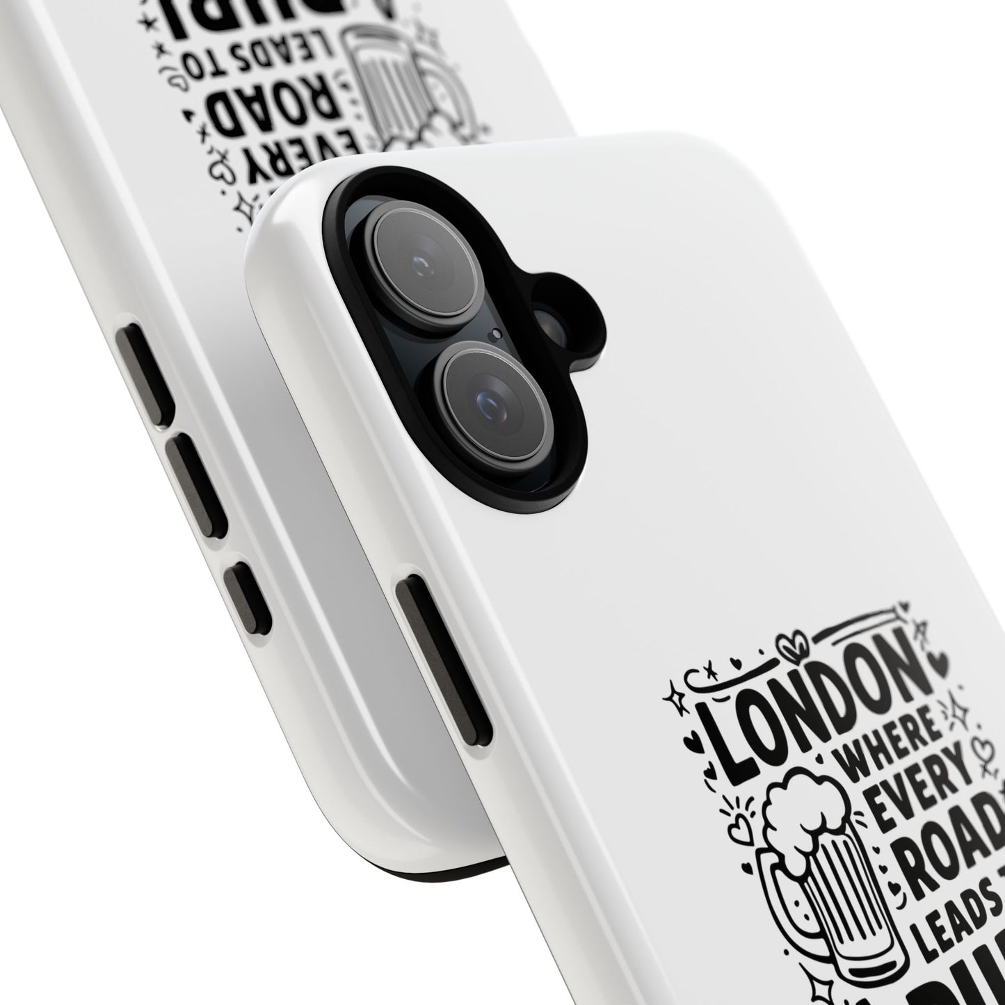 London Pub-Themed Phone Case - Where Every Road Leads to a Pub!