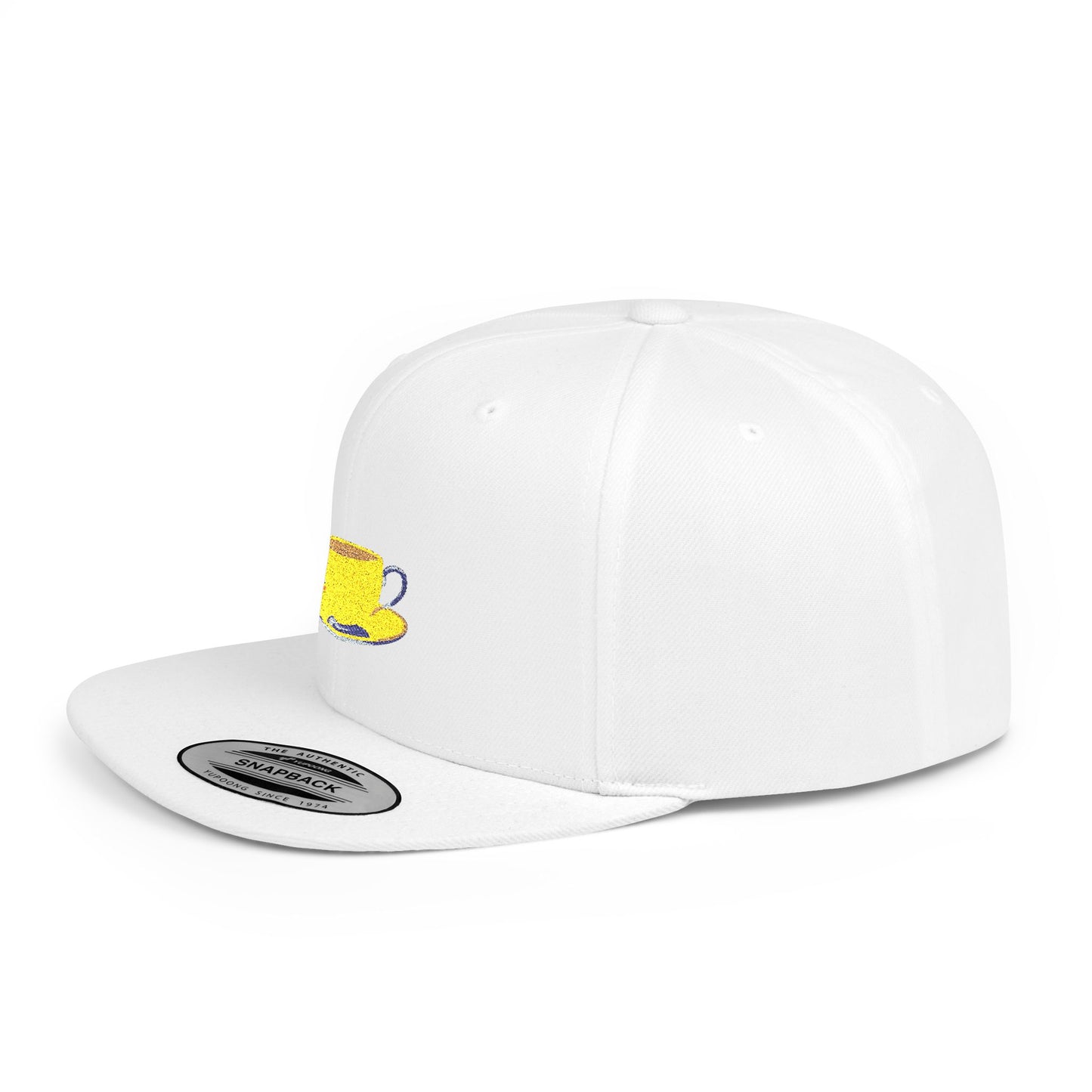 Tea Cup & Saucer - Flat Bill Snapback