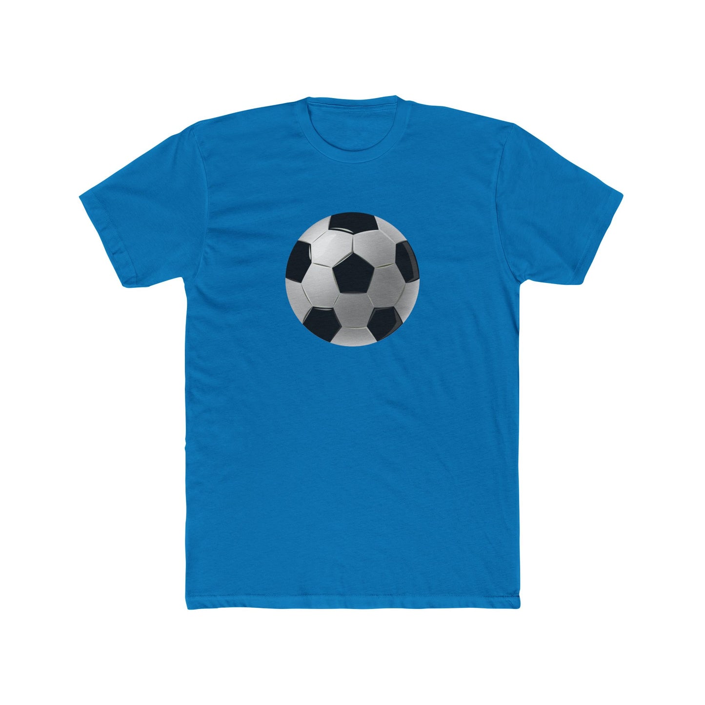 Dynamic Football Design - Sports Passion and Energetic Unisex Cotton Crew Tee