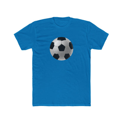 Dynamic Football Design - Sports Passion and Energetic Unisex Cotton Crew Tee