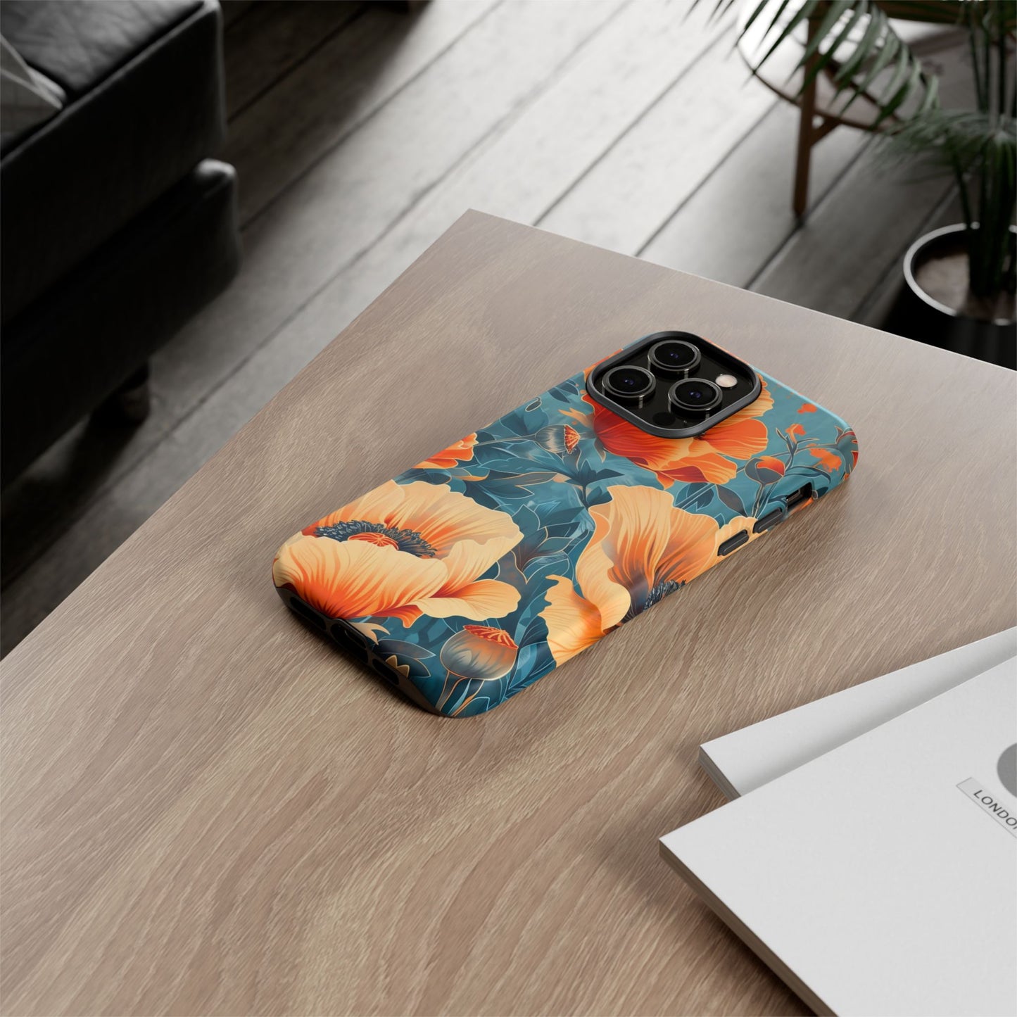 Floral Phone Case, Tough Cases for Protection and Style, Spring Aesthetic, Gift for Her, Phone Accessory for Nature Lovers