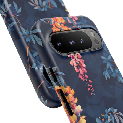 Floral iPhone Case, Tough Phone Cover, Gift for Her, Nature Lover Accessory, Spring Decor, Unique Floral Design
